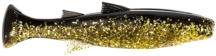 Z-Man Mulletron Gold Rush swimbait with ElaZtech durability for lifelike presentation and versatile retrieves.