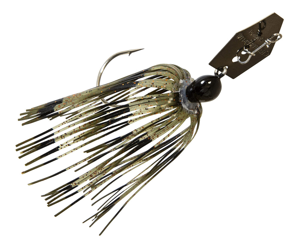 Z-Man Original ChatterBait California Craw delivers vibration for versatile bass fishing