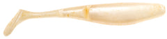Z-Man PaddlerZ scented bait side view showing subtle tail action for twitching and slow retrieves.
