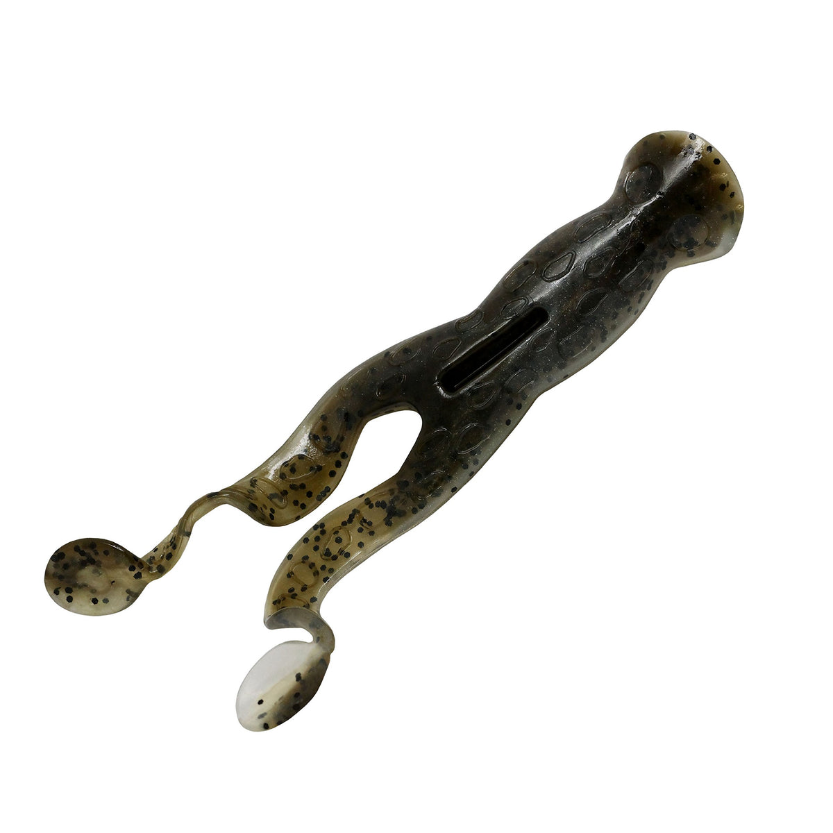Z-Man Pop Frog4 front view highlights ElaZtech durability for topwater fishing.