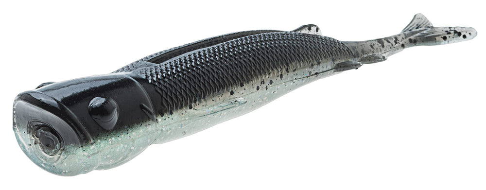 Z-Man POPSHAD5 soft plastic surface popper with cupped-face topwater action to attract bass