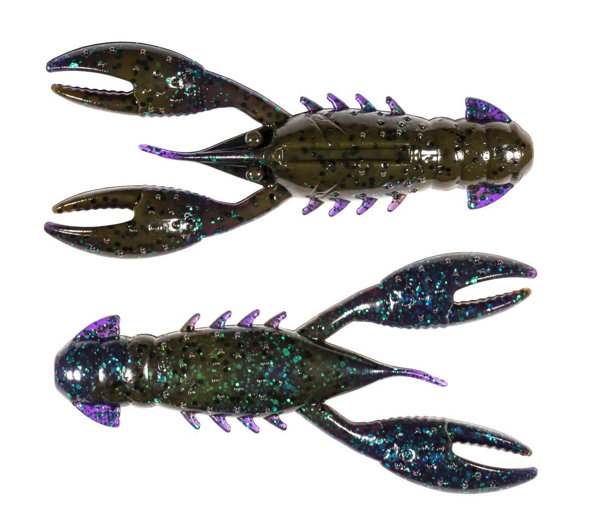 Z-MAN Pro CrawZ 3.5-inch Bama Bug 3 Pack with buoyant claws for flipping and rigging.