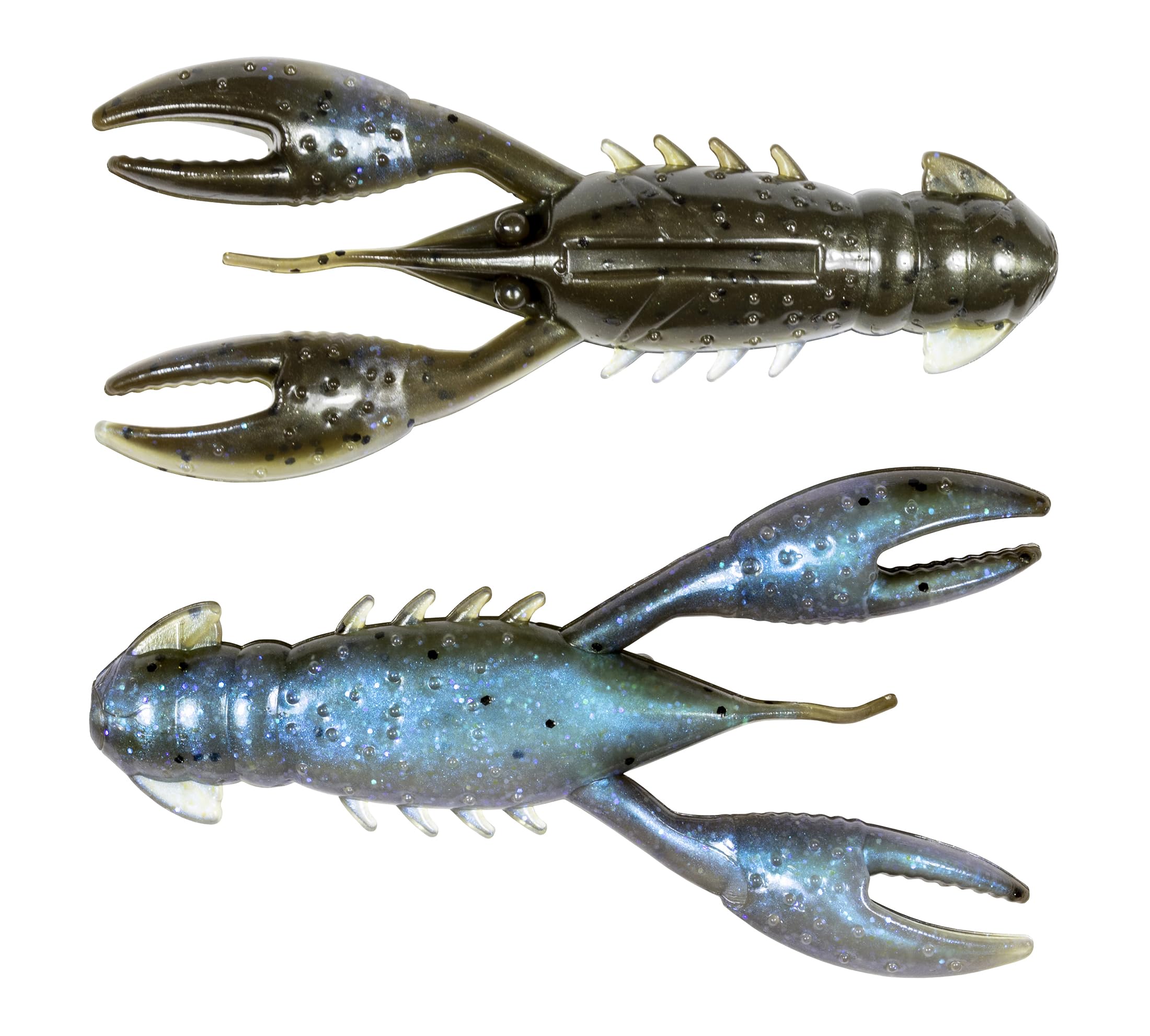 Z-MAN Pro CrawZ 3.5-inch bulk pack with buoyant claws for natural resting posture.