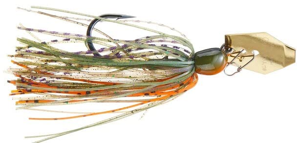 Z-Man Project Z ChatterBait blade and head design; delivers more vibration during retrieves.