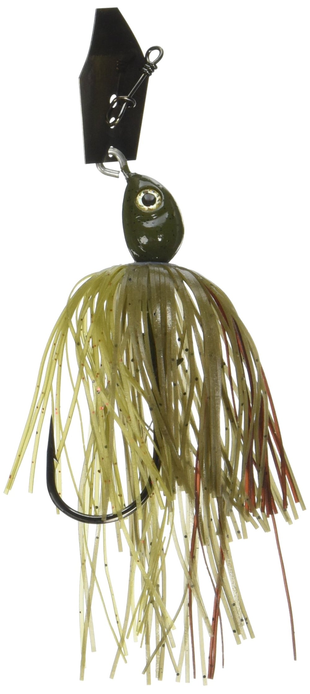 Z-Man Project Z ChatterBait Green Pumpkin Craw, 3/8 oz, blade vibration in action