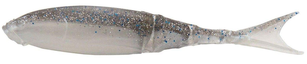 Z-Man RaZor ShadZ segmented body and forked tail deliver lifelike baitfish action for bass.