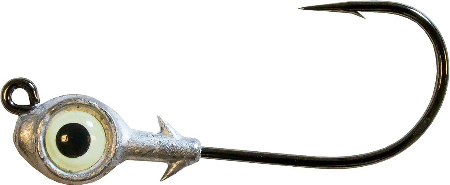 Z-Man Redfish Eye jighead with oversized eye boosts redfish visibility.