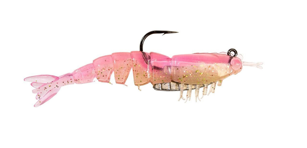 Z-Man Rigged EZ ShrimpZ 3.5-inch lure delivering lifelike shrimp action for quick hook-ups