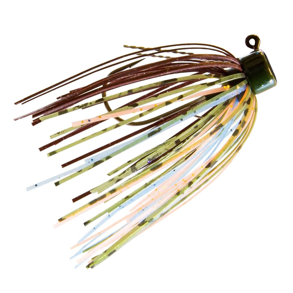 Z-Man Shroom Z Micro Finesse Jig Pond Scum skirt detail boosts realism and attraction