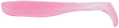 Z-Man Slim SwimZ Pink Glow lure improves visibility for bass and panfish in clear water