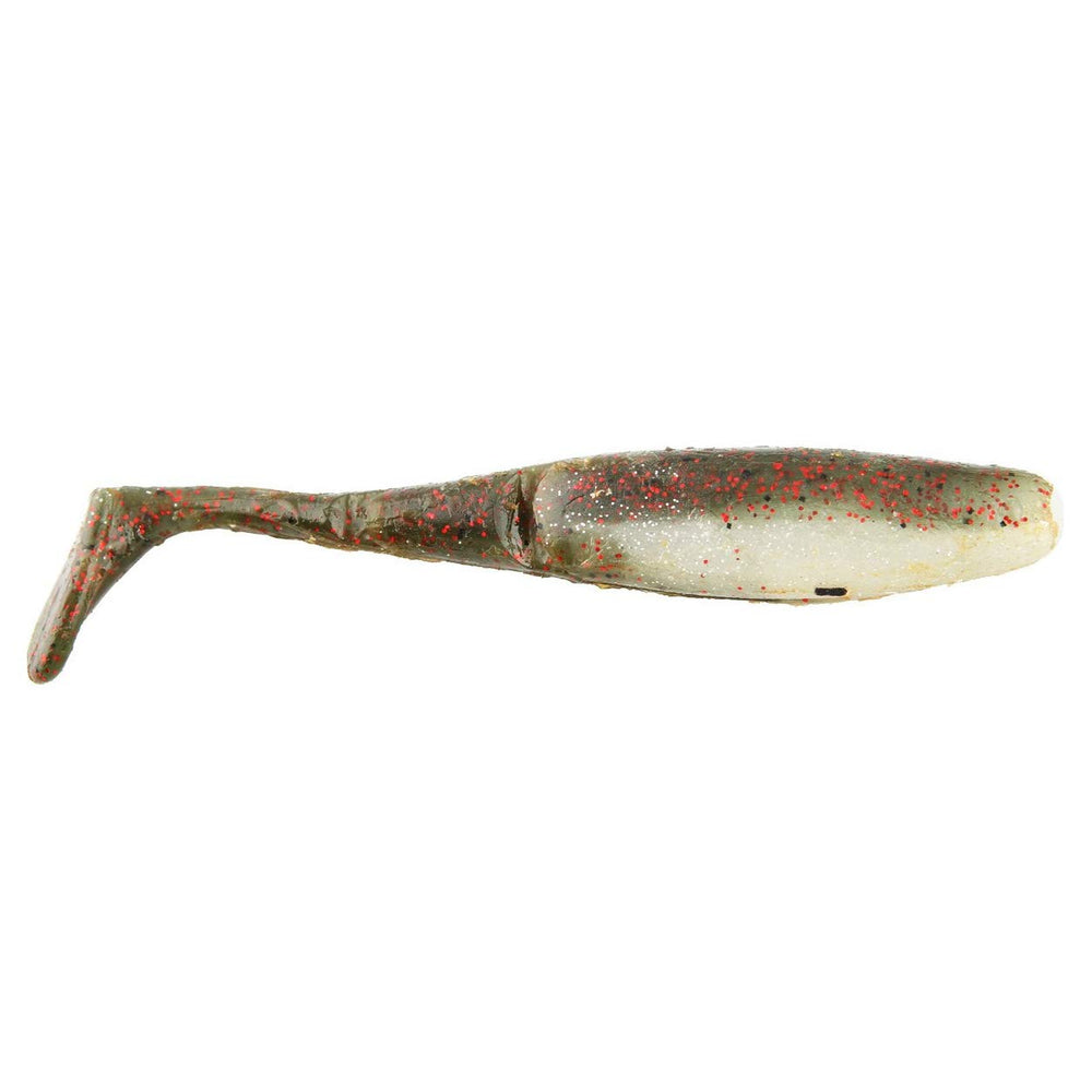 Z-Man SPT4-266PK5 Scented PaddlerZ with segmented body delivers subtle wobble and scent.