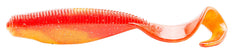 Z-Man Curly Tailz scented grub Bleeding Banana, 4in, inshore lure for multiple species
