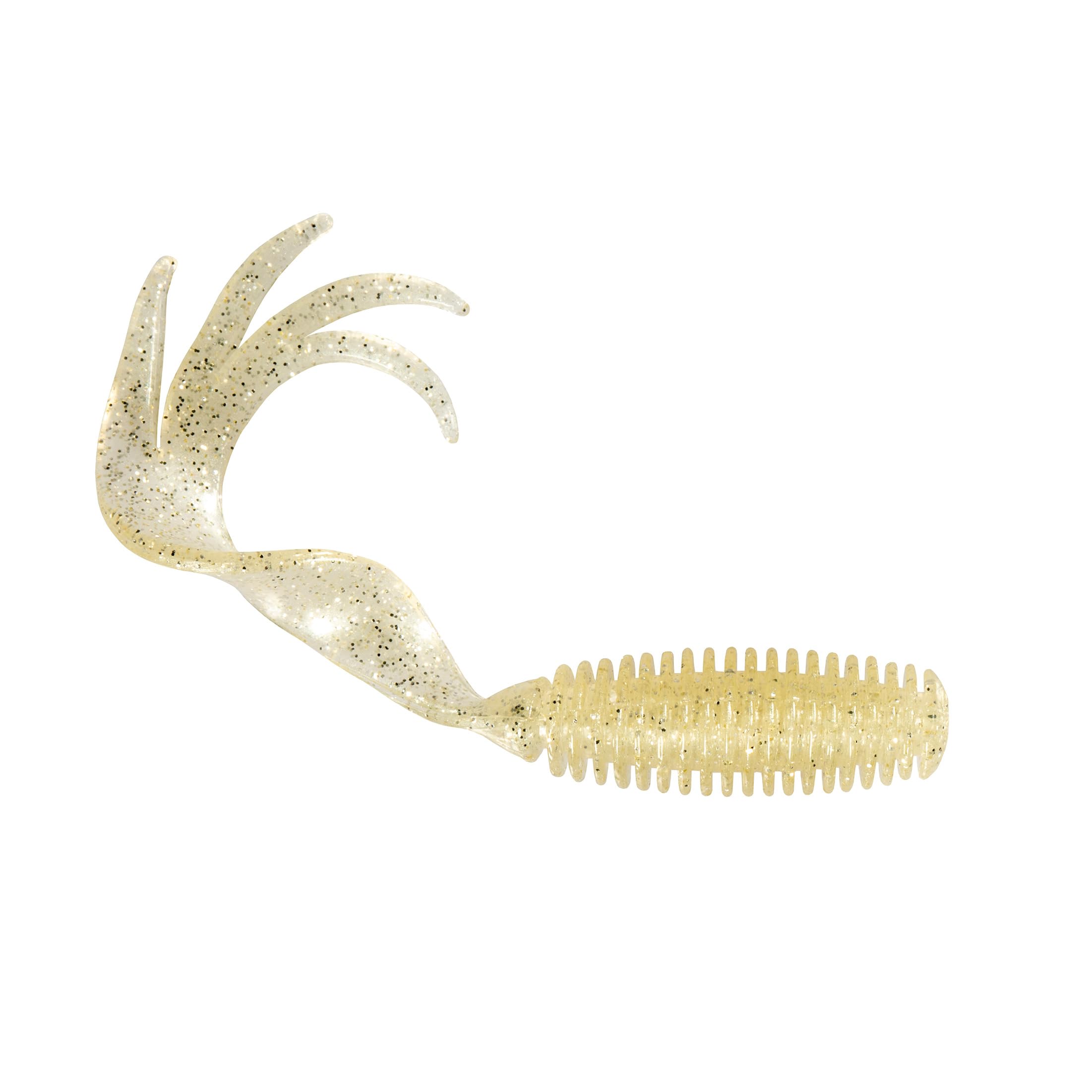 Z-Man ST Grubz 2.5 inch curly tail with ribbed body for lifelike Ned Rig action.
