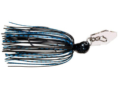 Z-Man JackHammer StealthBlade oval split-ring line tie reduces snag potential during retrieves.