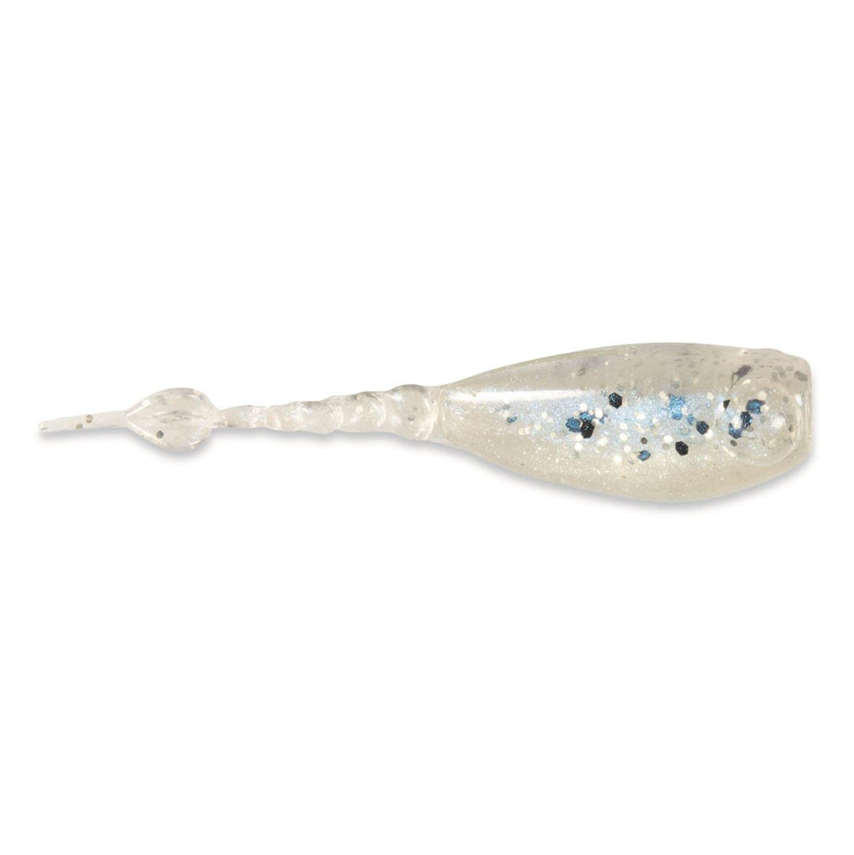 Z-Man StingerZ 2in blue glimmer sparkles, perfect for micro finesse presentations.