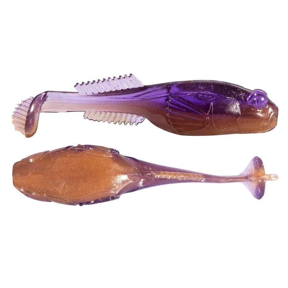 Z-Man GobyZ ElaZtech durability highlighting buoyant tail at rest