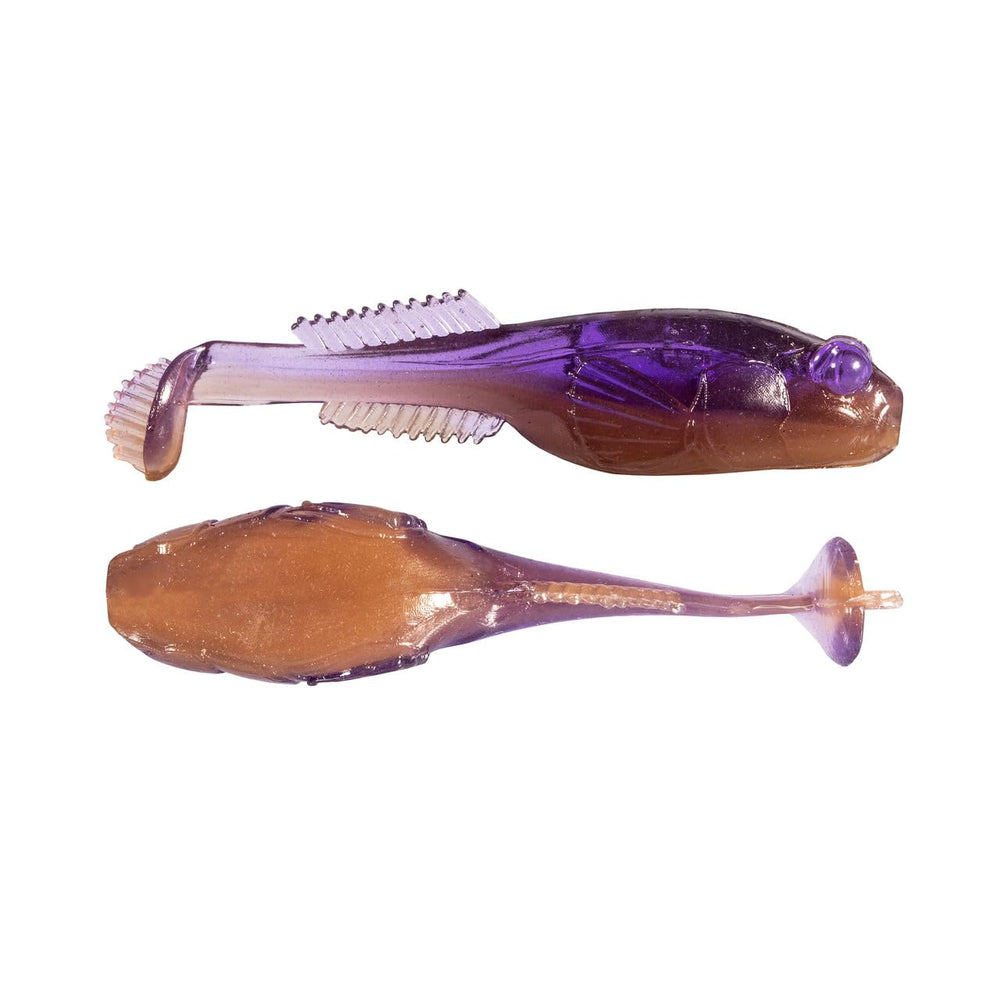 Z-Man GobyZ eye and fin detail captures realistic lure anatomy for enticing bites.