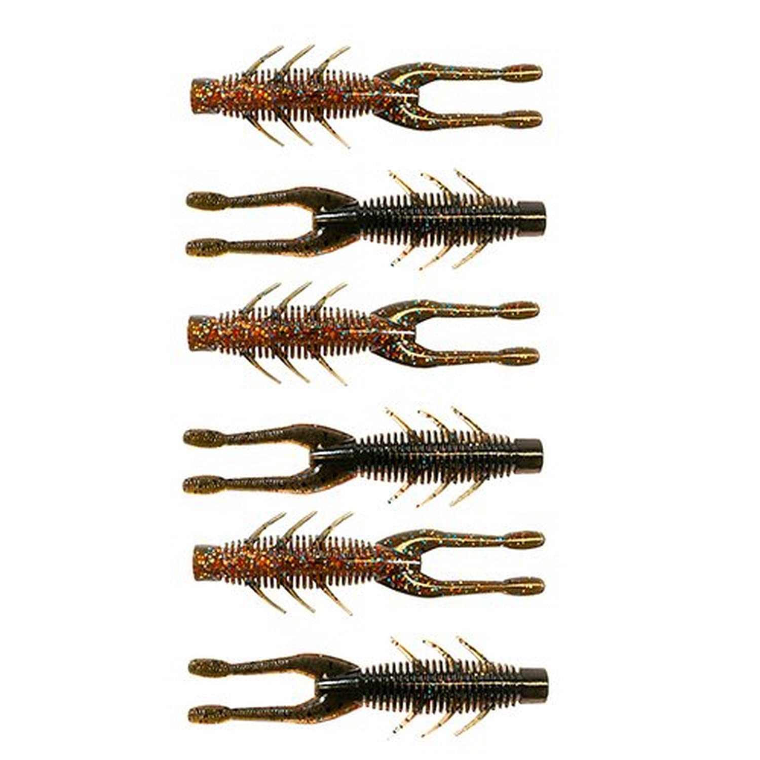Z-Man THOGZ-324PK6 TRD HogZ ribbed creature bait boosts Ned Rig finesse bites.