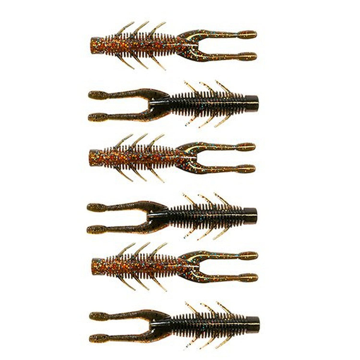 Z-Man THOGZ-324PK6 TRD HogZ ribbed creature bait boosts Ned Rig finesse bites.