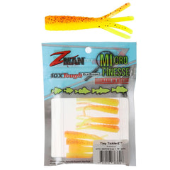 Z-Man Tiny TicklerZ Firetreuse eight-pack ready for panfish action.