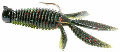 Z-Man TRD Bugz ribbed body with appendages creating water displacement for enticing falls.
