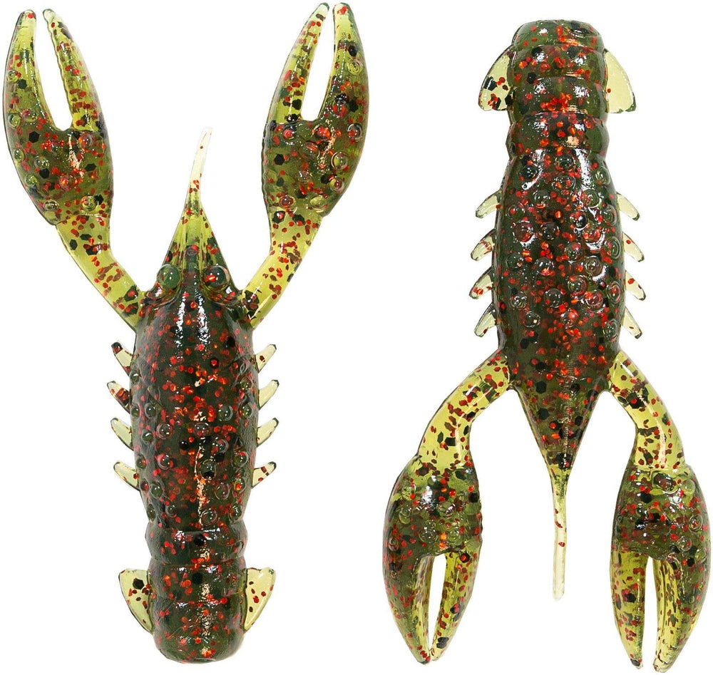 Z-Man TRD CrawZ 2.5-inch Watermelon Red craw lure for finesse Ned Rig setups