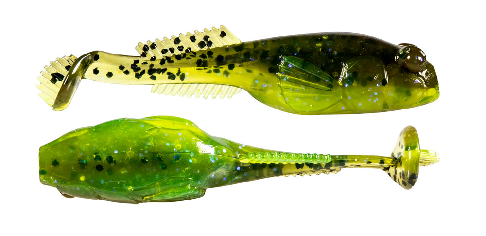Z-Man TRD GobyZ front view shows lifelike goby profile for bottom fishing