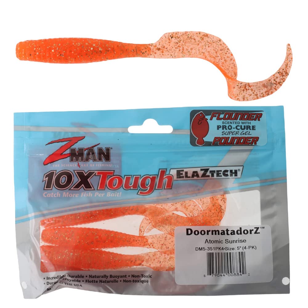 Z-Man TriggerHook elaztech bait body illustrates durable bait material for long use