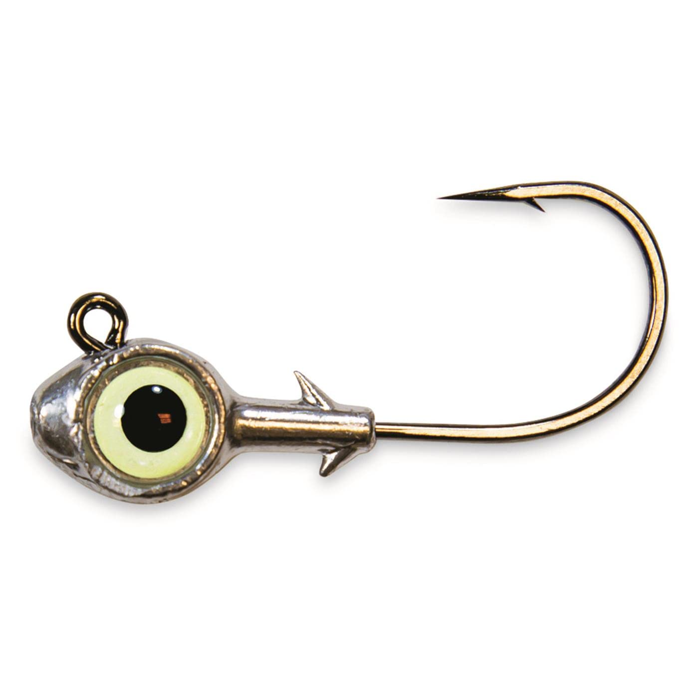 Z-MAN Trout Eye Finesse jighead with oversized 3D eyes for lifelike presentation.