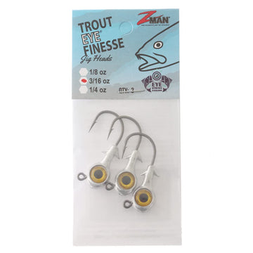 Z-Man Trout Eye Finesse keeper barbs securing ElaZtech and conventional plastics