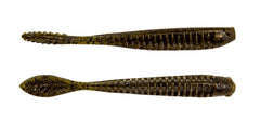 Z-Man TS35-46PK6 Trick ShotZ Drop in Green Pumpkin delivers lifelike action for drop shot setups.