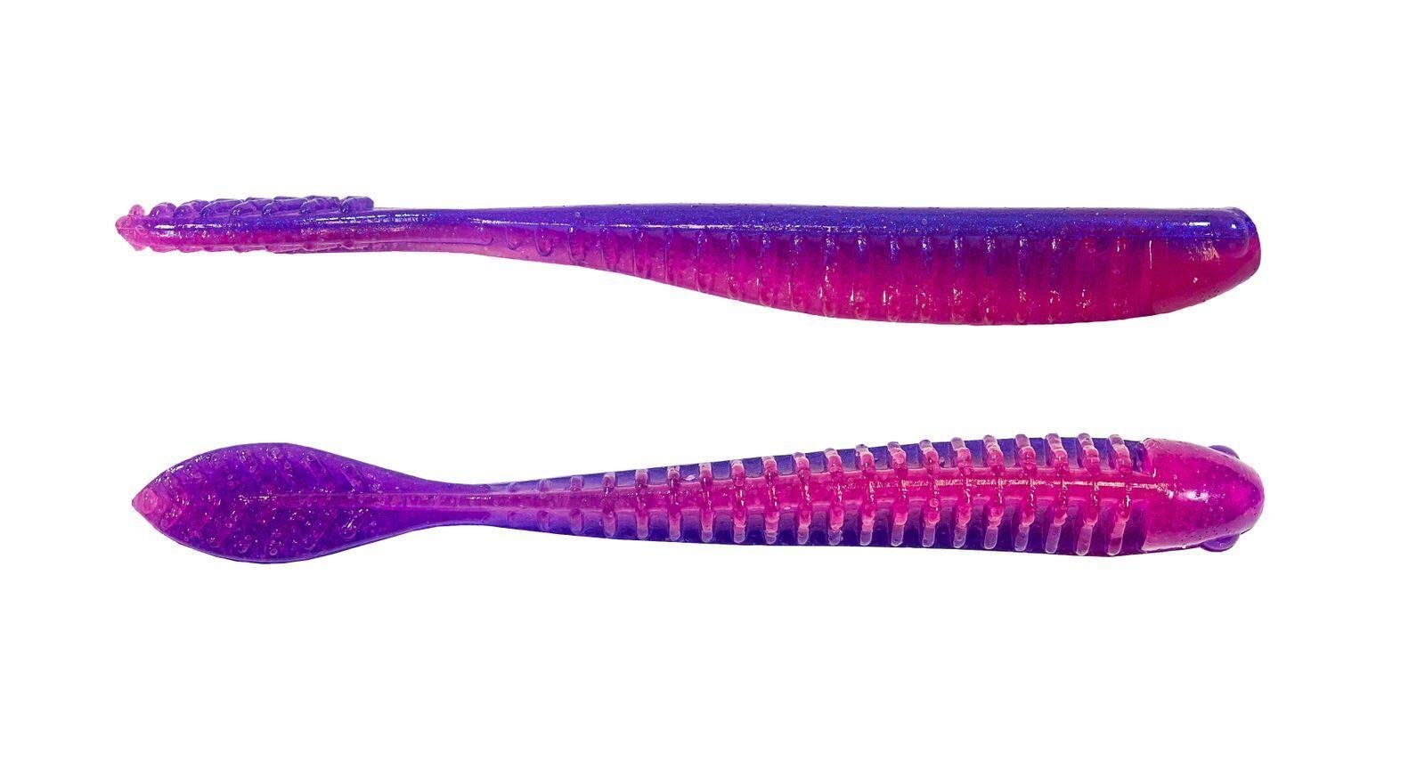 Z-Man Trick ShotZ Drop Twilight bait showing lifelike action and salt texture for drop shot scenarios.