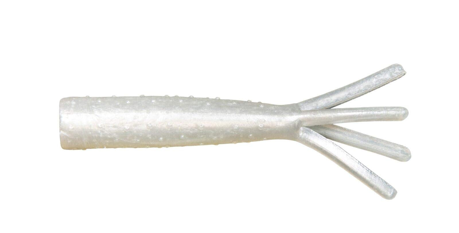 Z-Man TicklerZ 2.75in Pearl demonstrates buoyant finesse action for bass and multispecies fishing.
