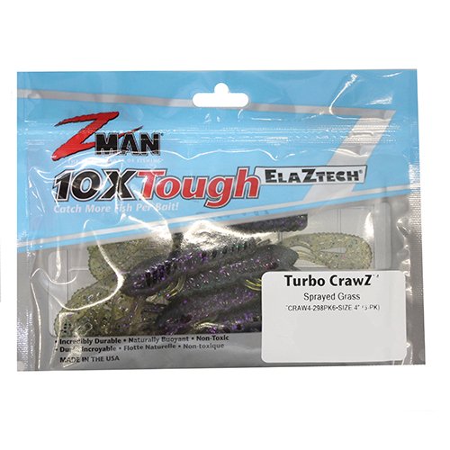 Z-Man Turbo CrawZ closeup highlighting Turbo ClawZ action for thumping at any retrieve speed