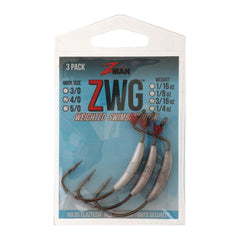 Z-Man ZWG40-316PK3 conical point detail helps maintain sharpness during tough casts.