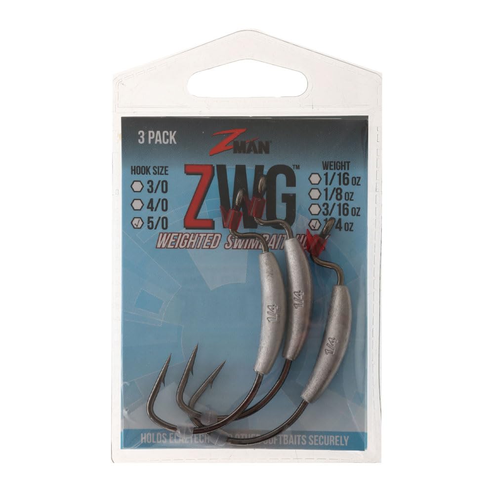 Z-Man ZWG50-14PK3 silicone bead alignment aids precise rigging on the hook
