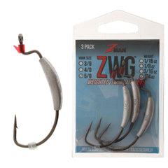 Z-Man ZWG50-14PK3 weighted swimbait hook neck keeper secures ElaZtech baits for reliable hookups
