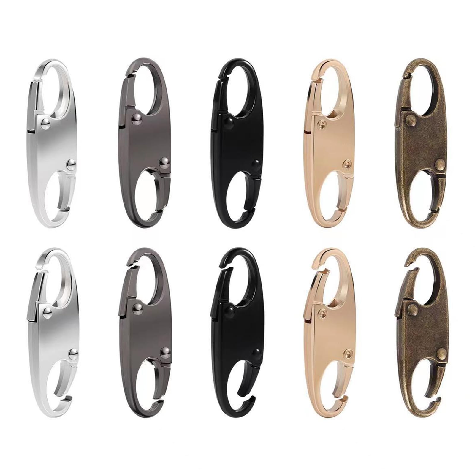Zaagot five-piece quick-disconnect clip set provides versatile security options.