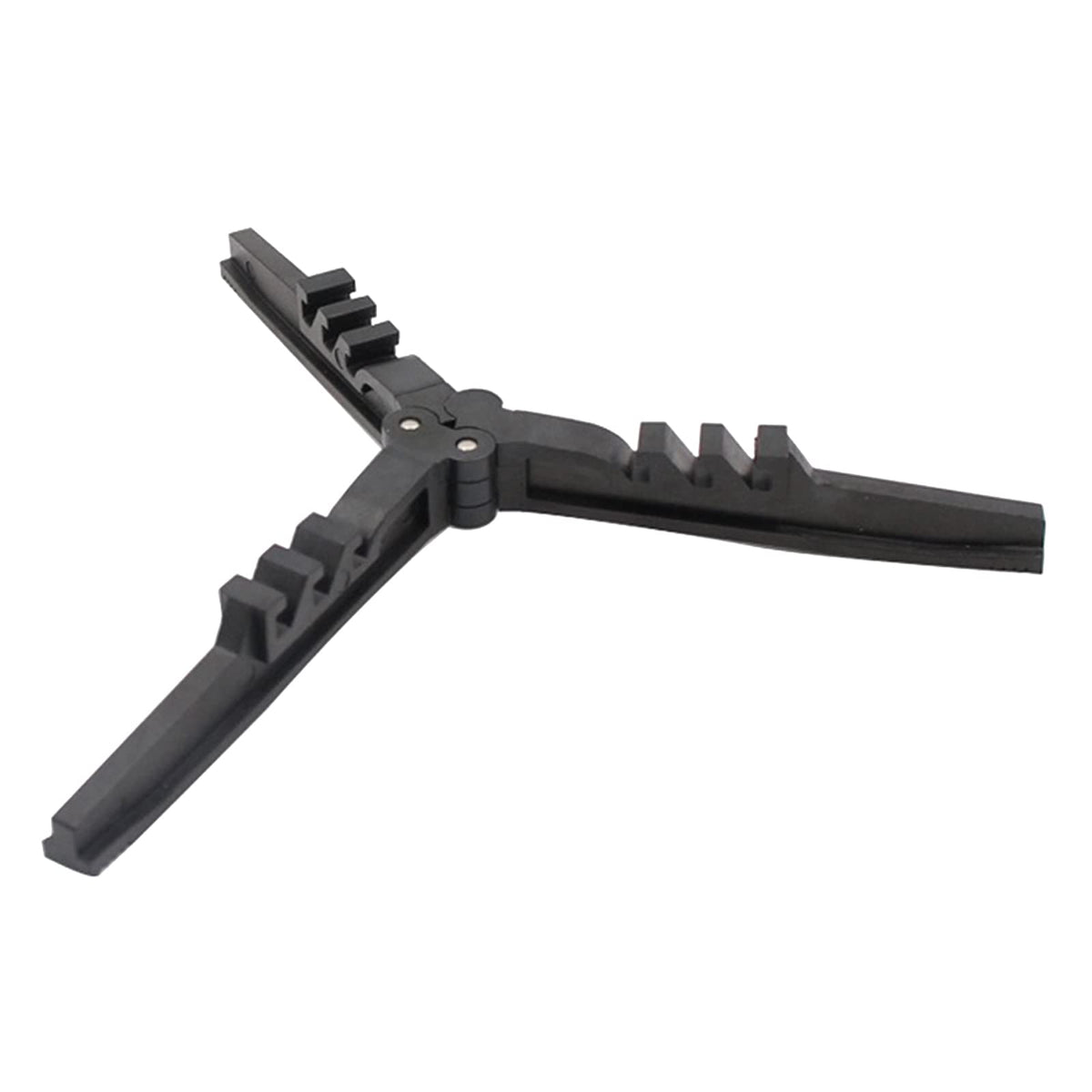 Zaagot canister stabilizer folded for compact storage and backpacking.