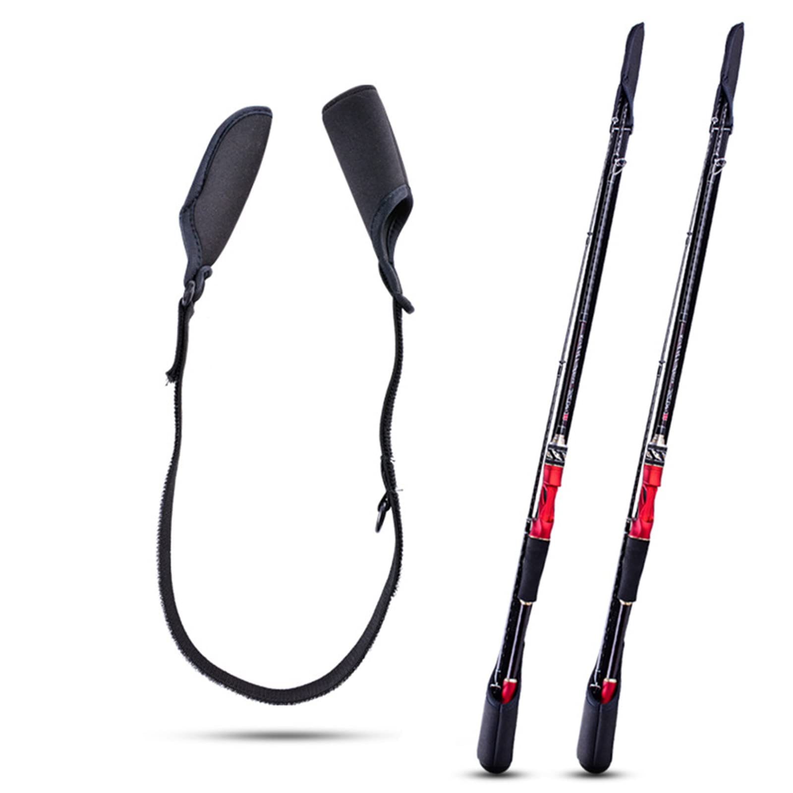 Zaagot neoprene rod belt is adjustable to fit various rod lengths