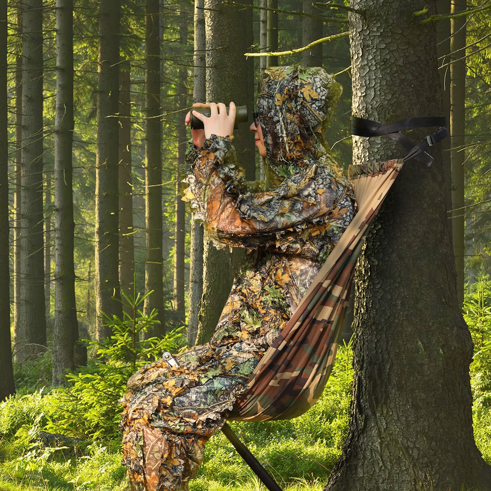 ZAIXIA camouflage chair waterproof 600d-oxford stays durable in wet conditions.