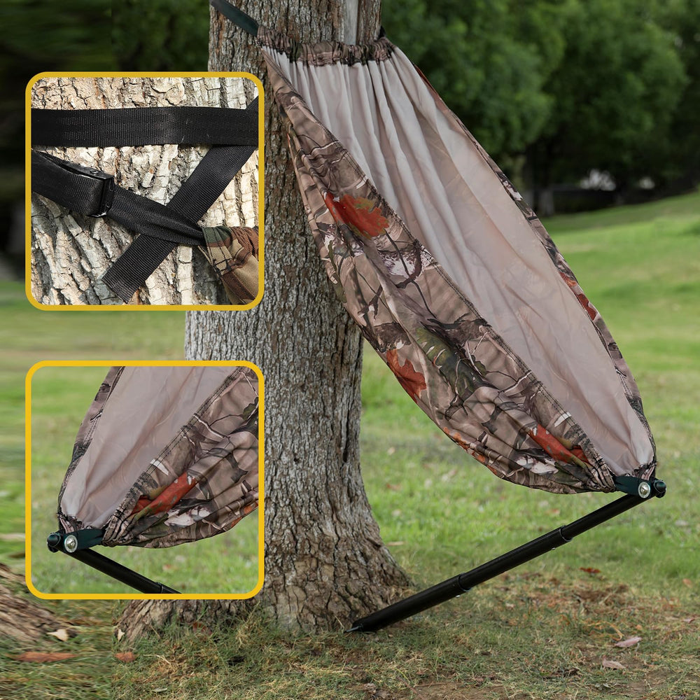 ZAIXIA waterproof 600D fabric keeps gear dry while seated during light rain.