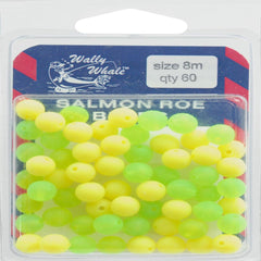 Zak Designs salmon roe bead 8mm in green-chart for lifelike roe lure