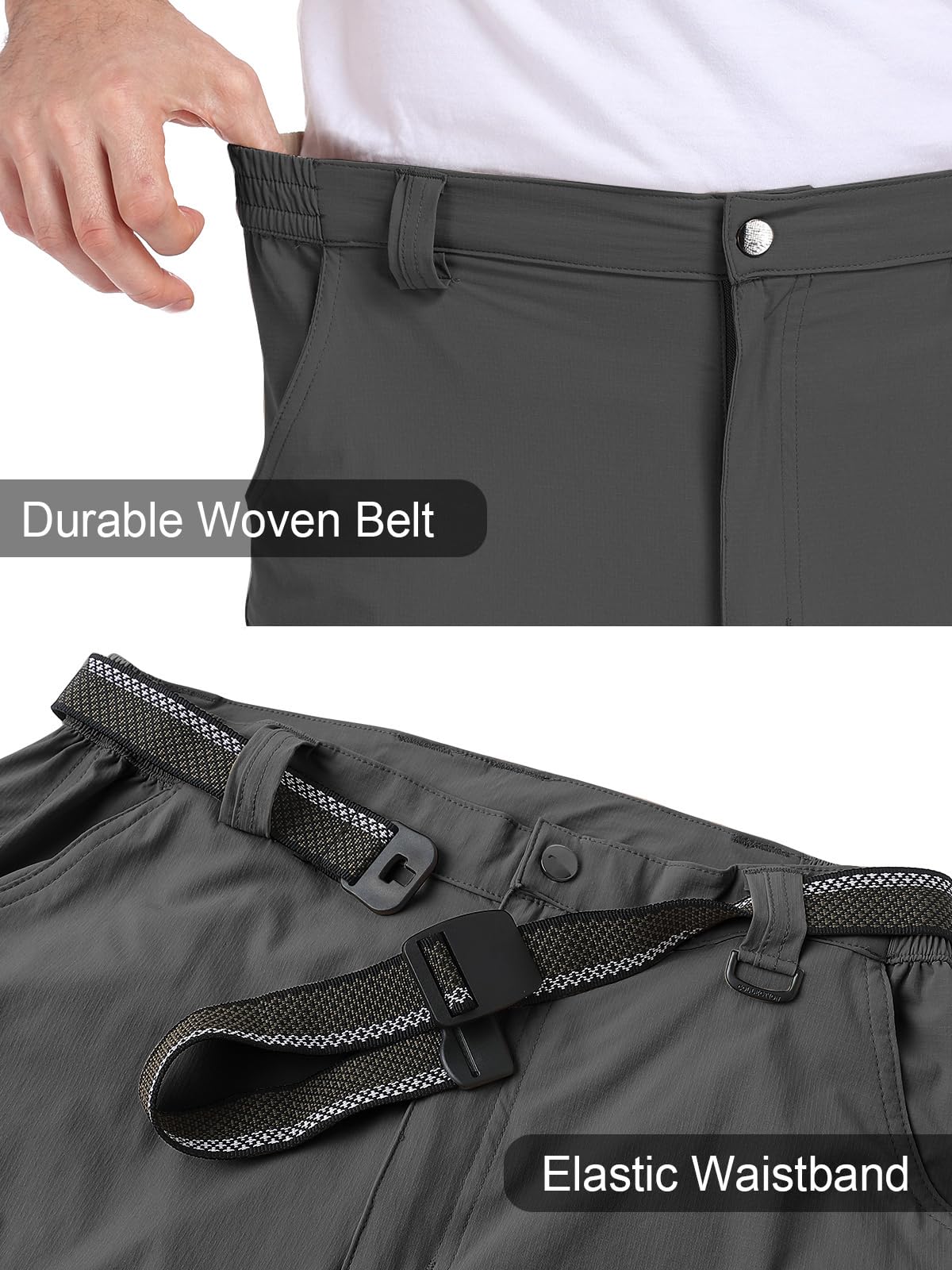 Zalify water-resistant fabric close-up highlighting UPF 50+ protection.