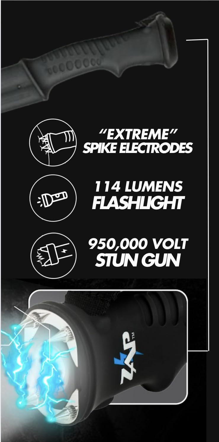 Zap Hike N Strike 6061 aluminum body provides lightweight durability on varying terrain.