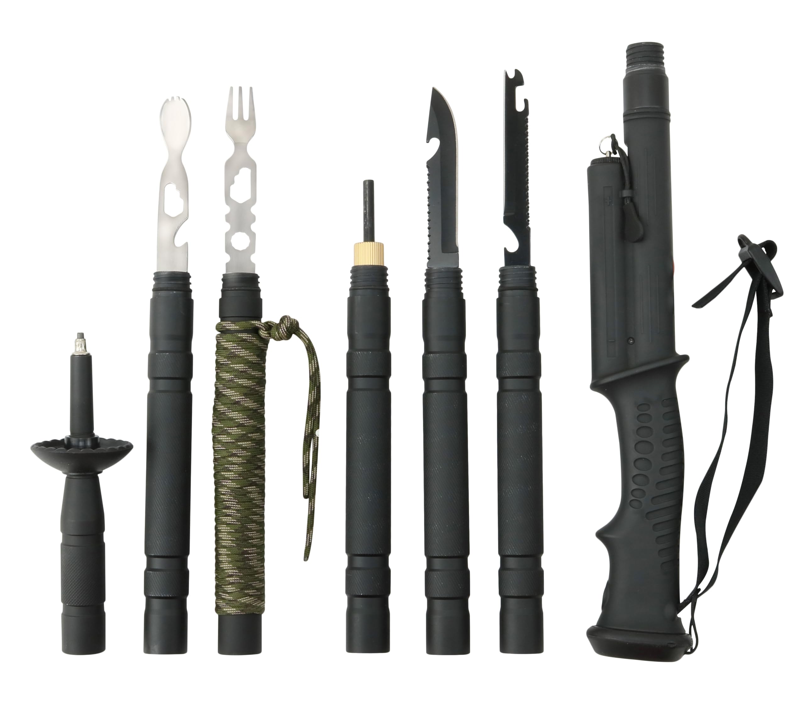 Zap Hike N Strike detachable stun device flashlight adds safety and visibility.