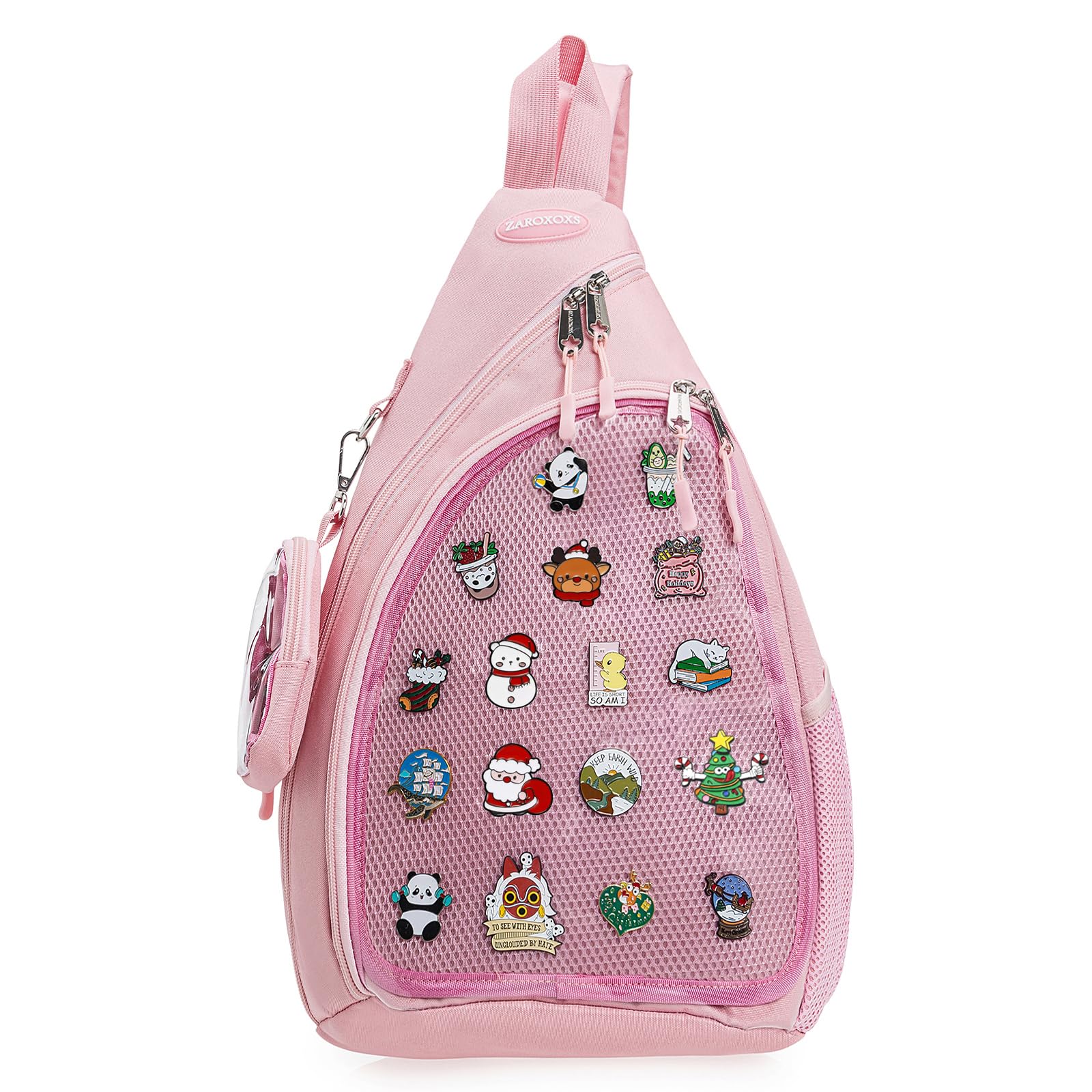 ZAROXOXS Oxford Ita Bag front view highlights sturdy waterproof fabric for daily adventures.