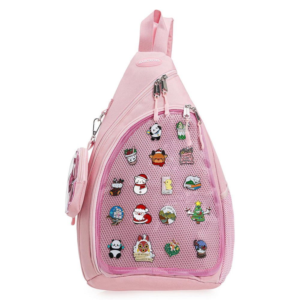 ZAROXOXS Oxford Ita Bag front view highlights sturdy waterproof fabric for daily adventures.
