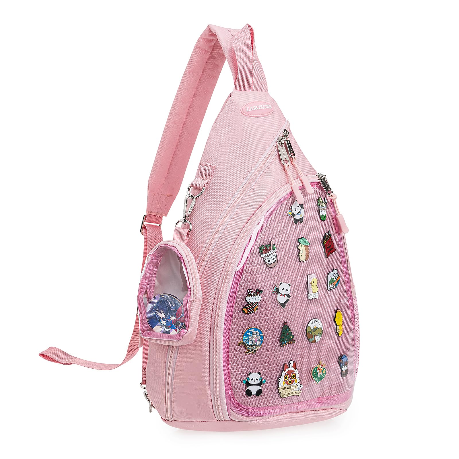 ZAROXOXS Ita Bag inside pocket layout helps organize essentials on the go.