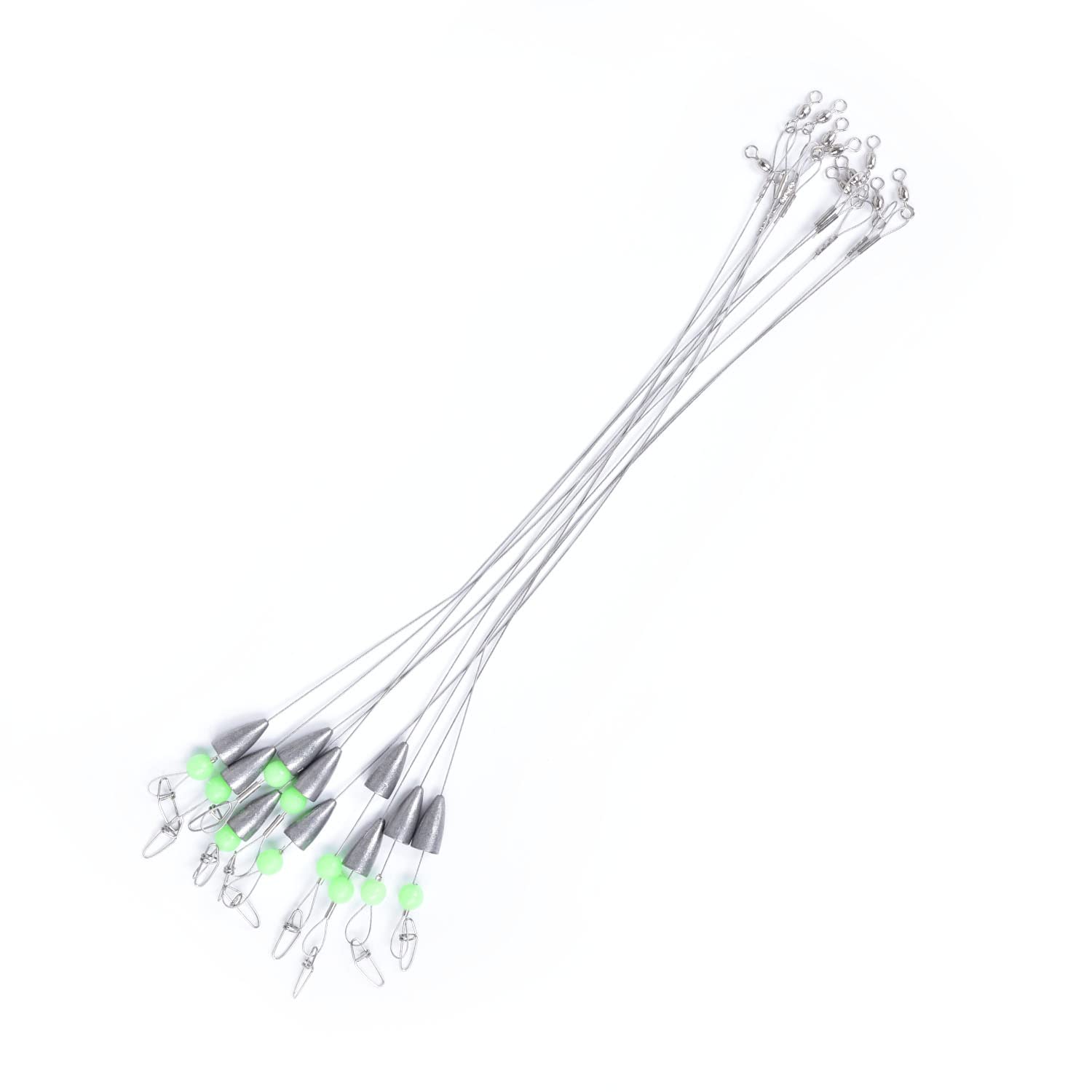 Glow-in-the-dark luminous bead attracting fish at night